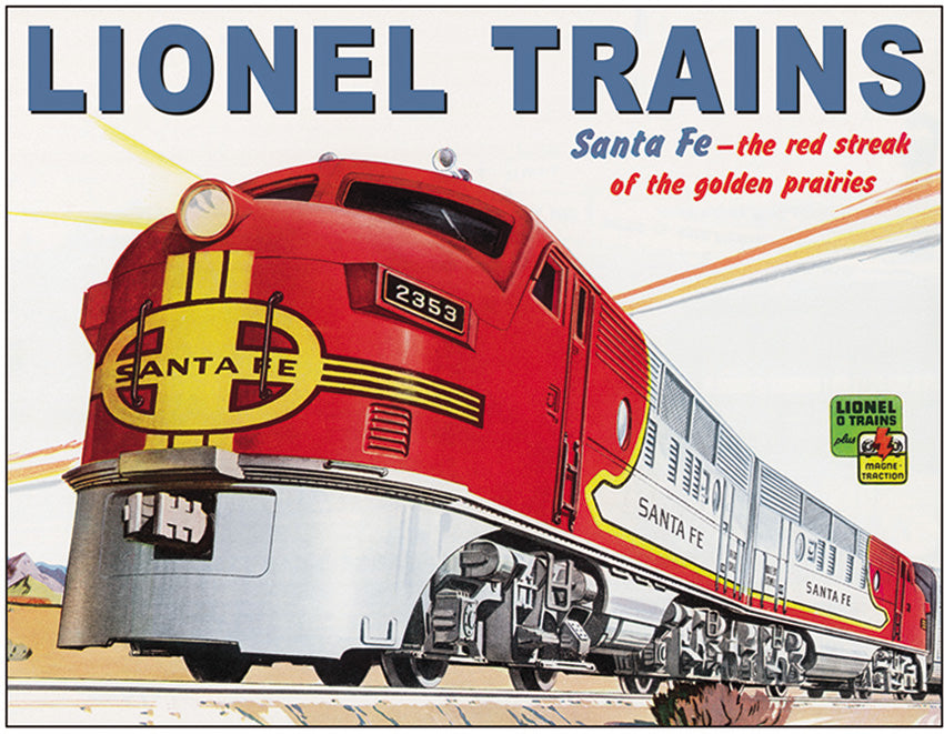 Lionel Santa Fe Sign 2284