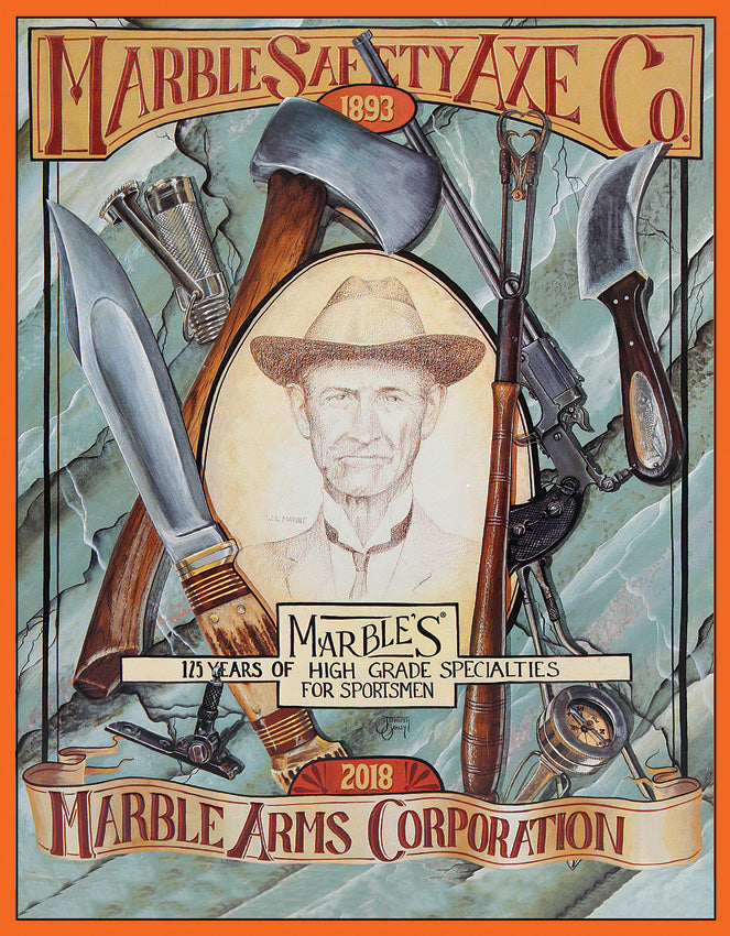 Marbles Safety Axe Tin Sign SG9163