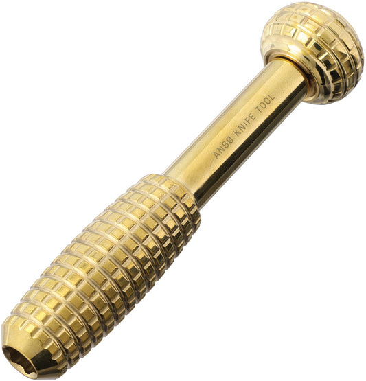 Anso Knife Tool Polished Brass