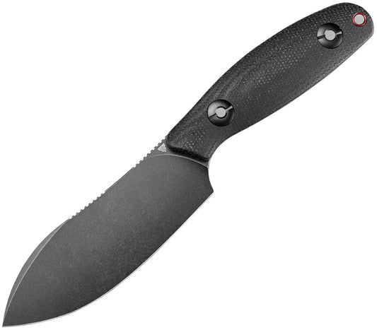 Aubergine Fixed Blade BlkMic