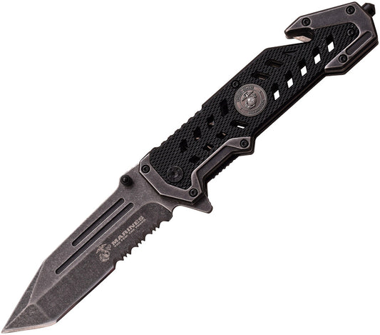 Marines Linerlock A/O Black M-A1052SW