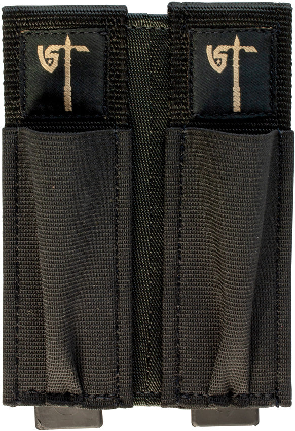 Double Pistol Mag Pouch Blk UST-MOL01701