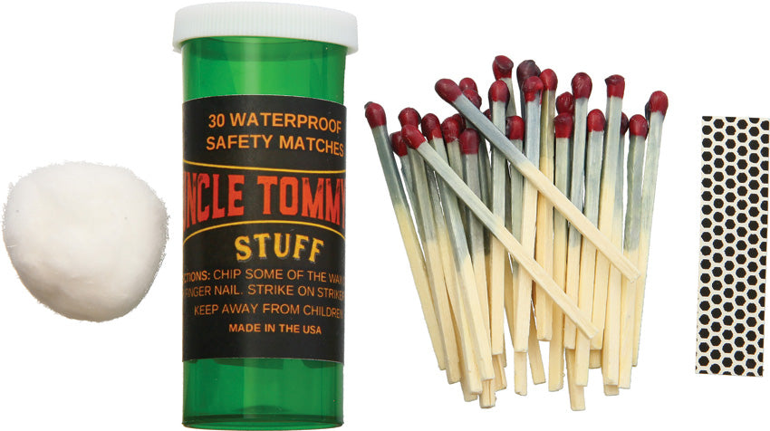 Waterproof Safety Matches 30 WATERPROOF SAFETY MATCHES