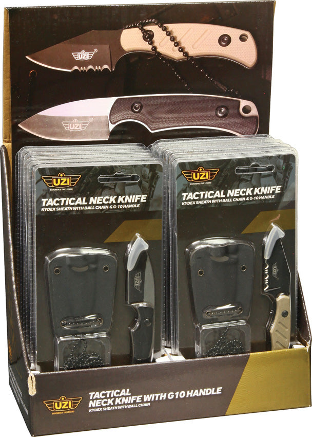 Tactical Neck Knife Display UZK-DB-NK