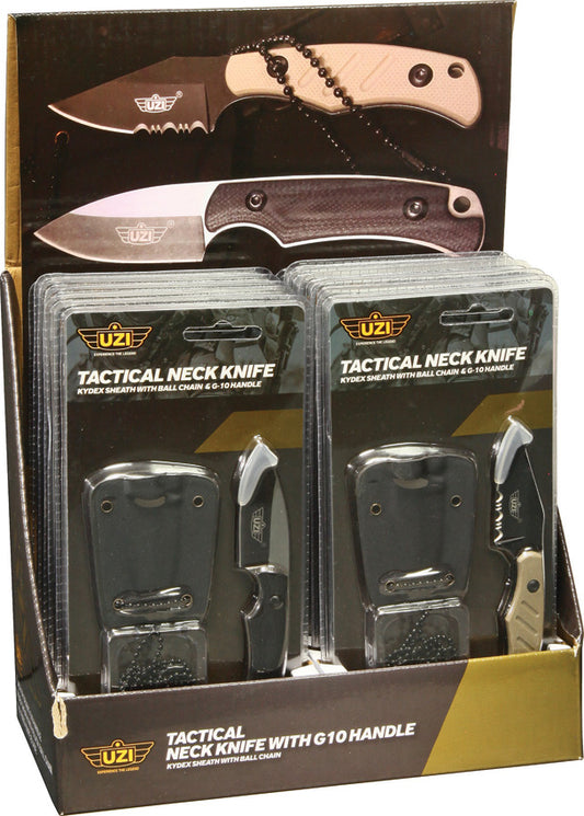 Tactical Neck Knife Display UZK-DB-NK
