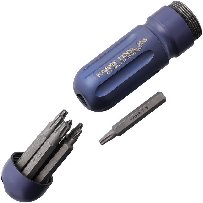 Knife Tool XS Blue Ti AC300508