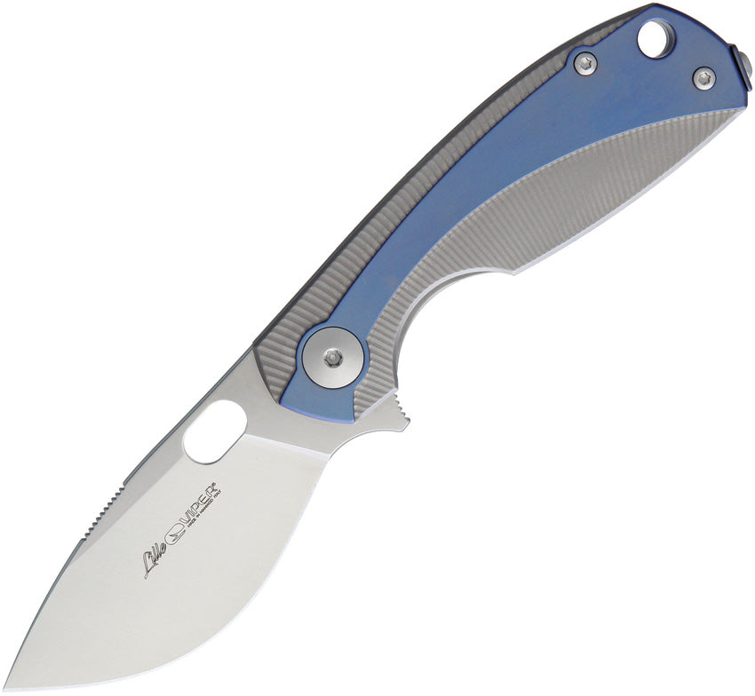 Lille Framelock Titanium Blue V5962TIBL