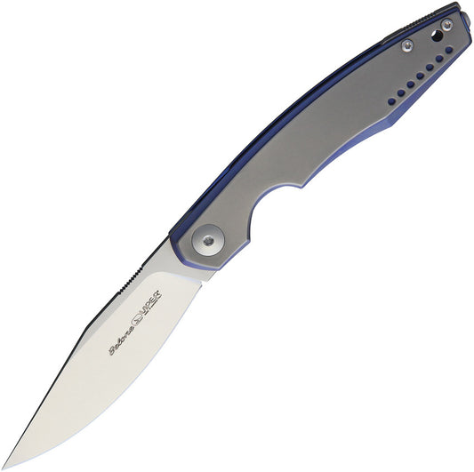 Belone Linerlock Titanium Blue