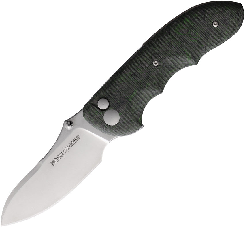 Moon Button Lock Green Matter V6008FCV