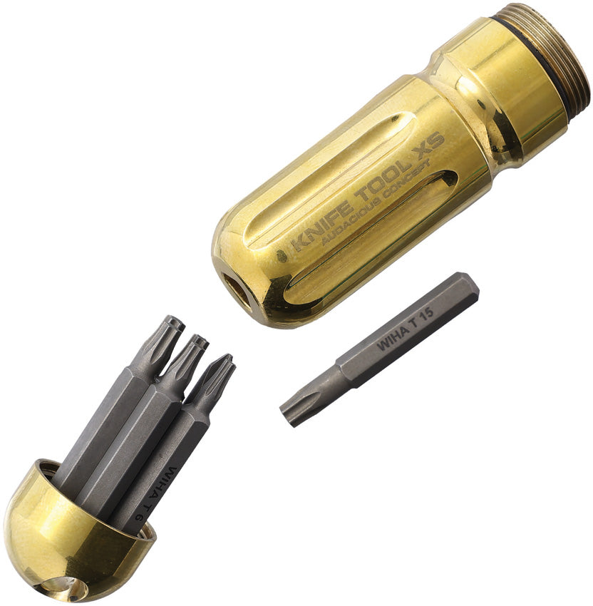 Knife Tool XS Polish Brass AC300509