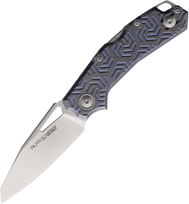 Alfa Lockback Blue Ti V6020TI3DBL