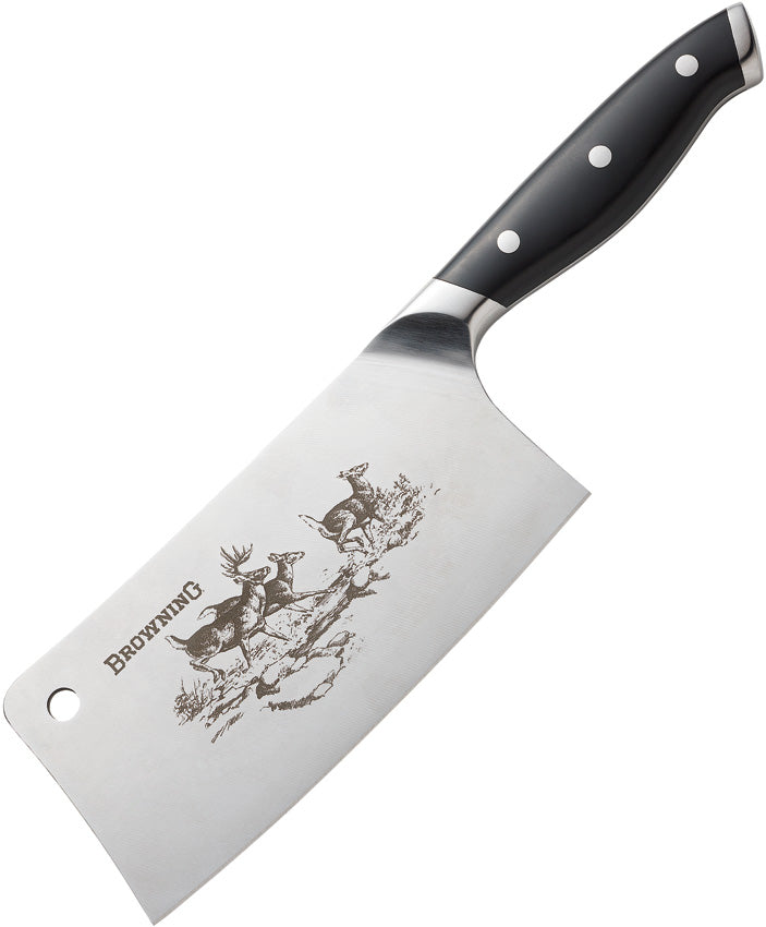 Large Engraved Cleaver 3220319B