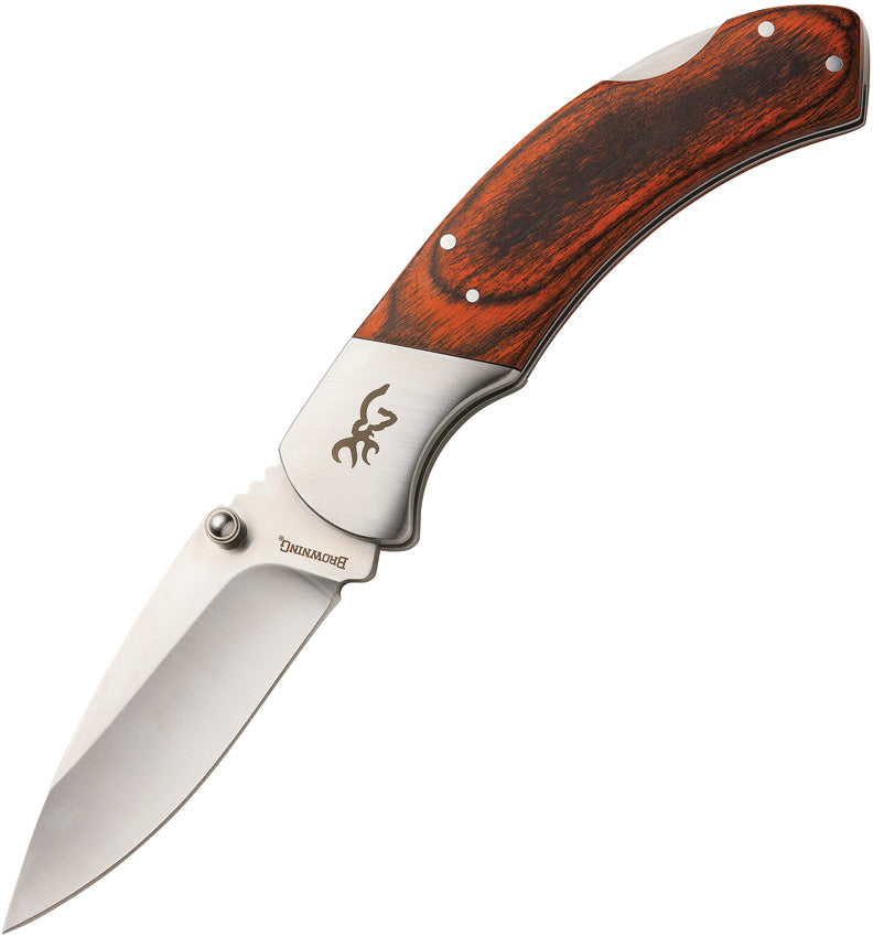 Lockback Brown Pakkawood 3220369