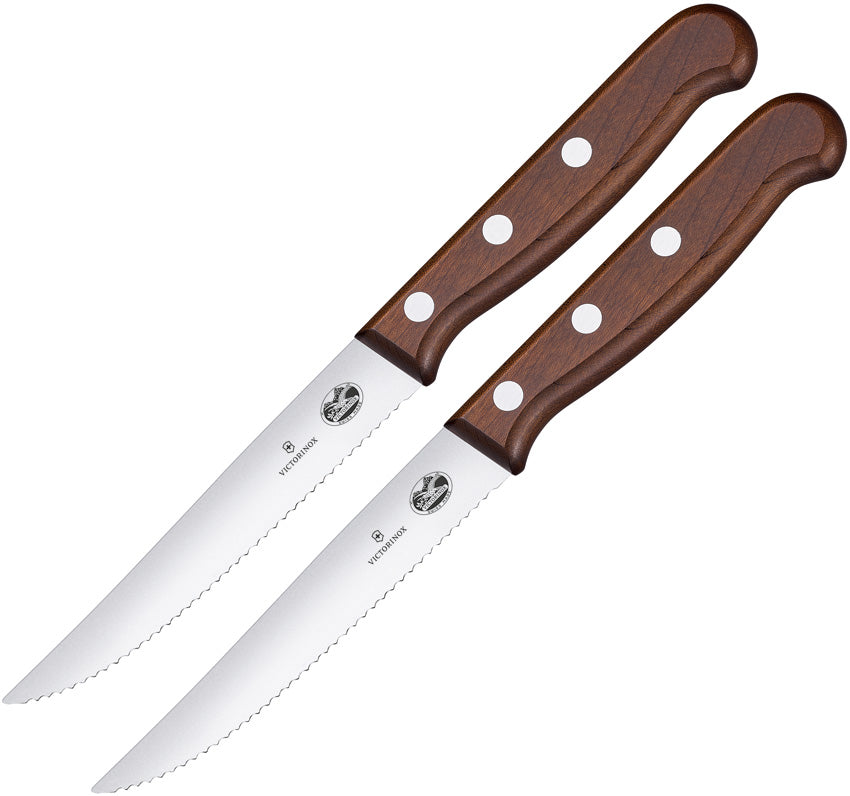 Steak Knife Set 2pc Wood 5.1230.12G
