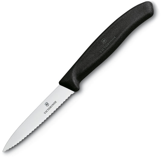 Paring Knife Black Serrated 6.7633-X4
