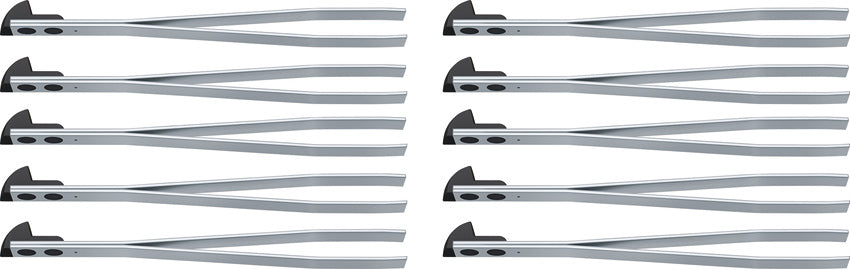 Replacement Tweezers Lg Blk A.3642.3.1000