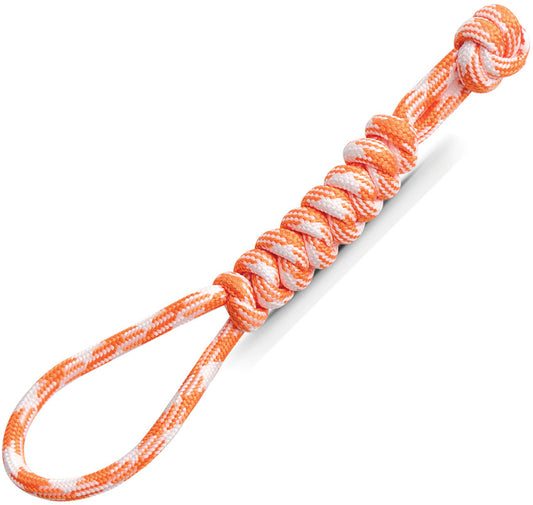 Paracord Lanyard Orange/White