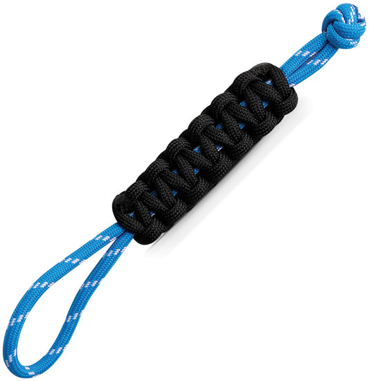 Paracord Lanyard Blue/Black