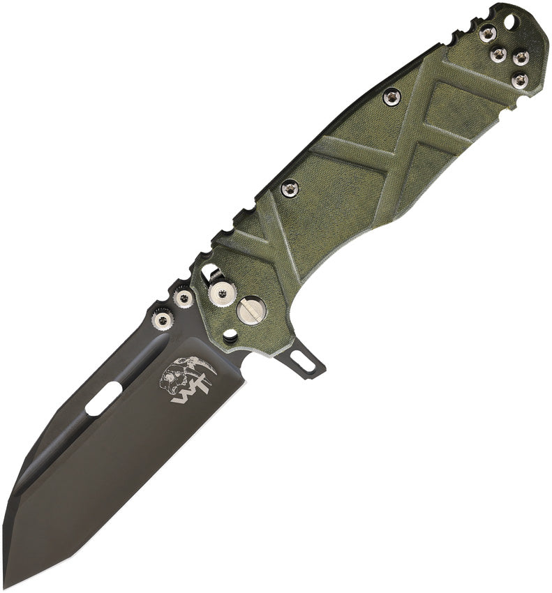 Hurricane Button Lock HURRICANE FOLDER / DLC / GREEN