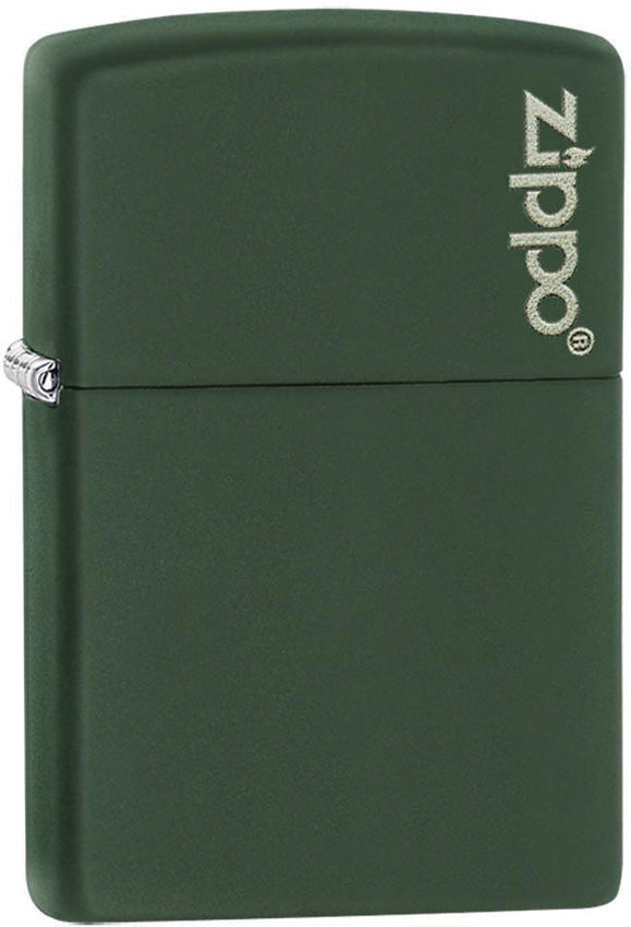 Zippo Logo Matte Green 221ZL