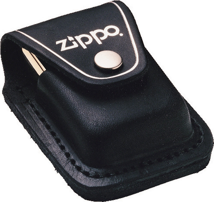Lighter Pouch Black Leather LPLBK NP