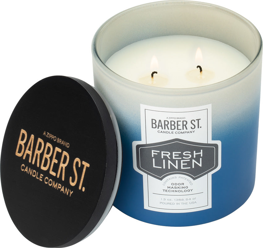 Barber Street Candle Linen 70037