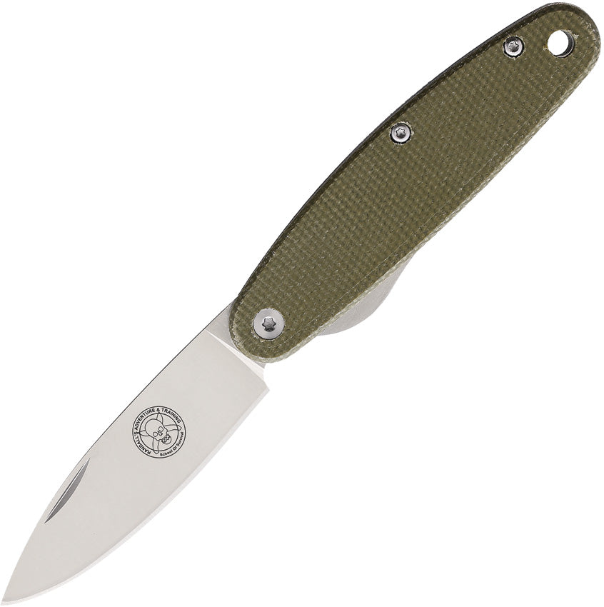 Churp Linerlock Green BRKC1 GREEN MICARTA