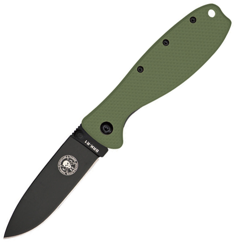 Zancudo Framelock BRKR1ODB OD GREEN/ BLACK BLADE