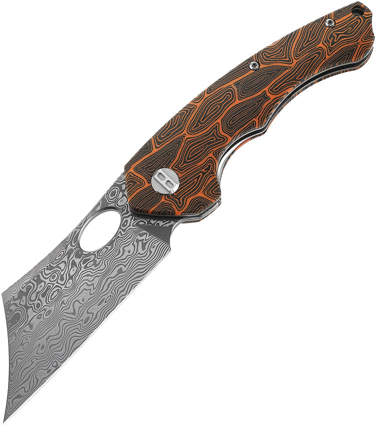 Skirmish Linerlock Damascus BL07D