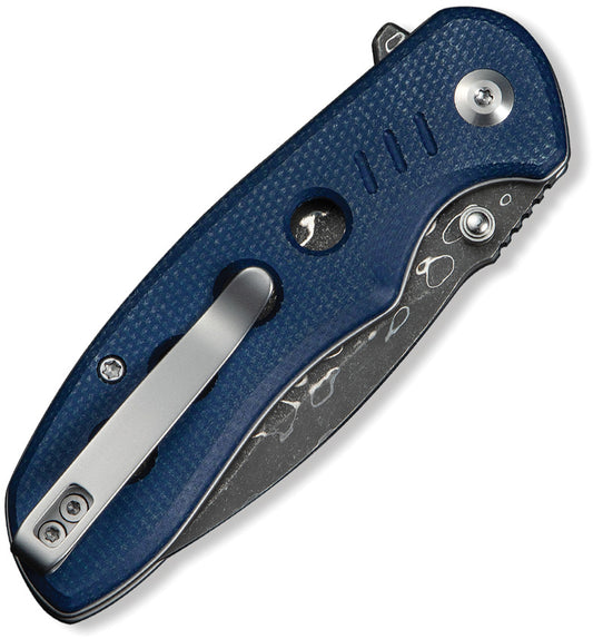 Triptych Button Lock Blue C23085B-DS1