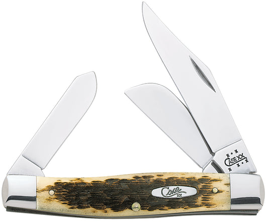 Jumbo Stockman Amber Bone 00204