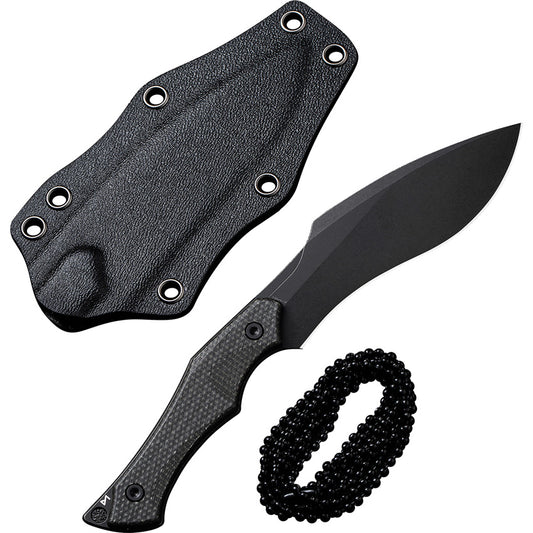 Vaquita II Neck Knife Black C047C-3