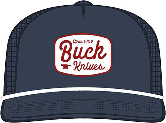 Navy Felt Patch Hat