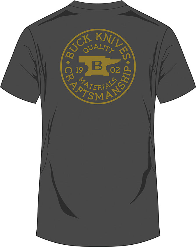 Coin Badge T-Shirt Gray XL 14279