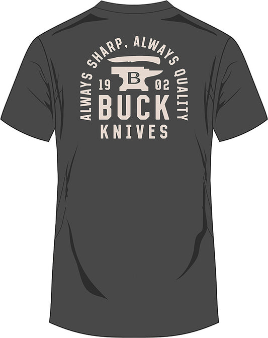 Stacked Badge T-Shirt Gray 2XL