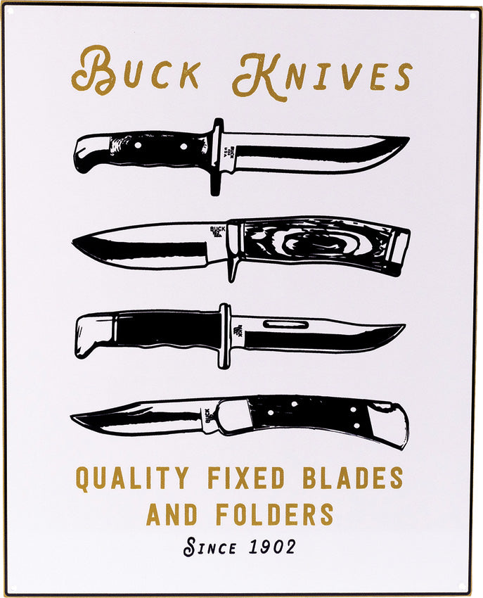 Quality Blades Tin Tacker Sign 14082