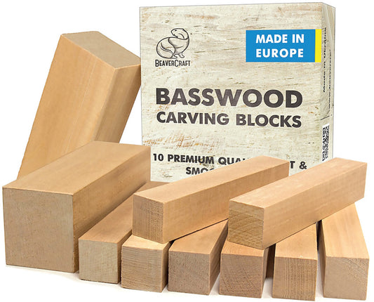 Basswood Carving Block Set BW10