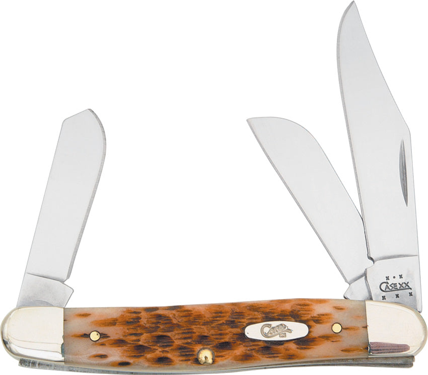 Large Stockman Amber Bone 00128