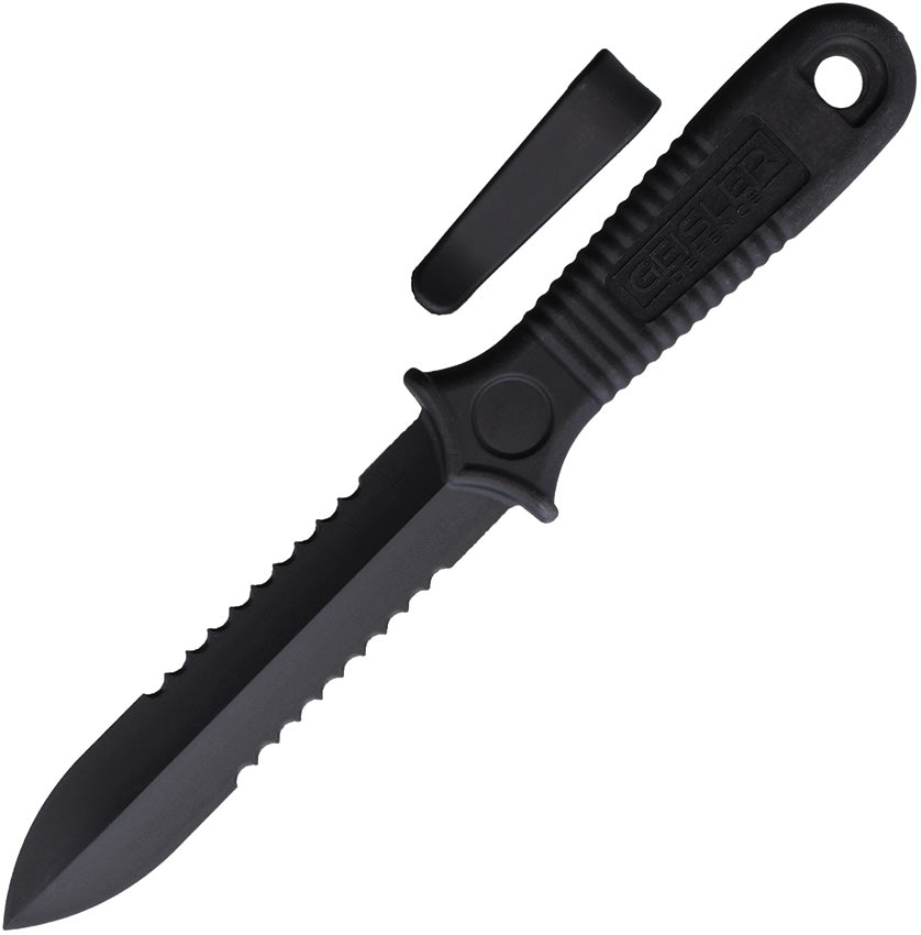 Long Kobe Boot Knife Black 5511