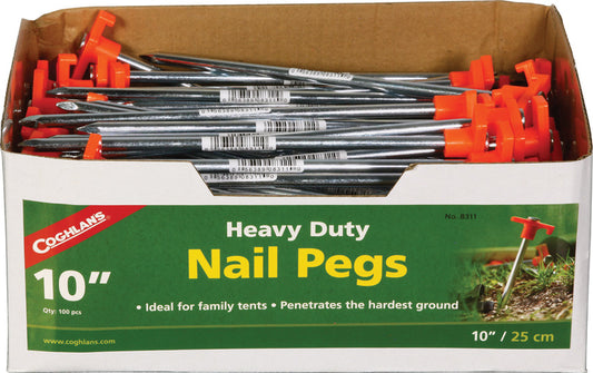 Nail Pegs 10 inch 100pk