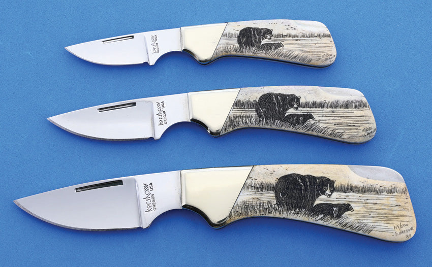 Kershaw Scrimshaw Bear Set