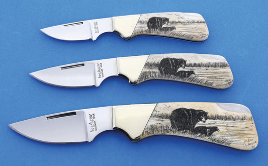 Kershaw Scrimshaw Bear Set