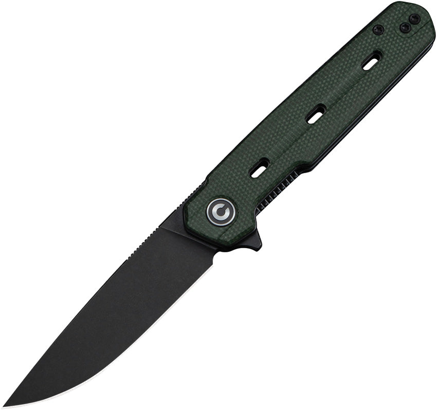 Navo Linerlock Green Micarta C25015A2