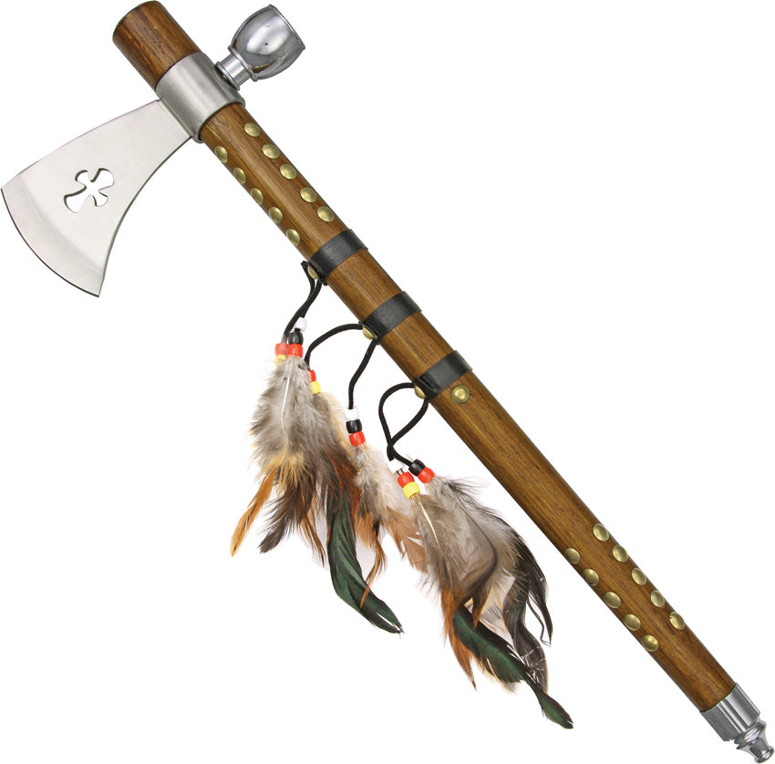 Feather Tomahawk Peace Pipe 210956