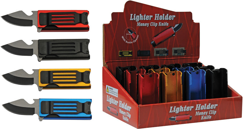 12pc Lighter Knife Display 211523