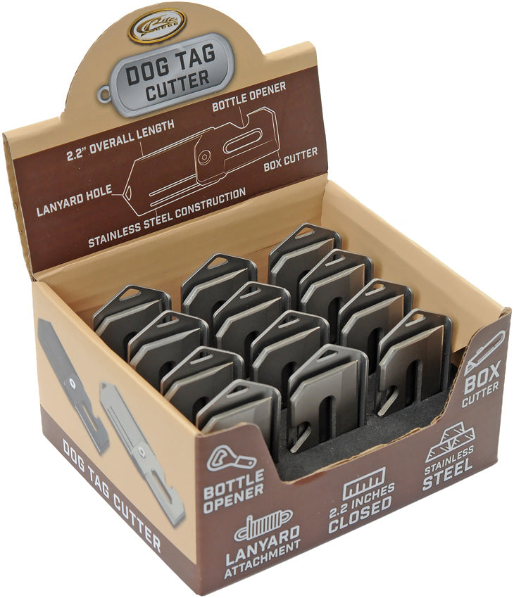Dog Tag Cutter Folder 12Pc 211608-DS