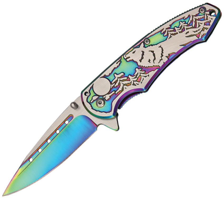 Wolf Linerlock Rainbow 300269-RB