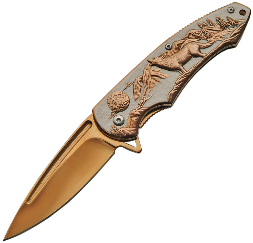 Wolf Framelock A/O Gold
