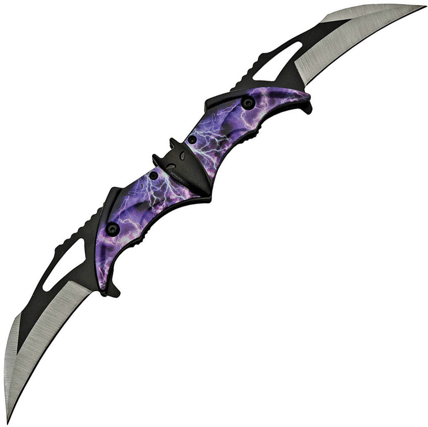 Bat Double Linerlock Purple 300516
