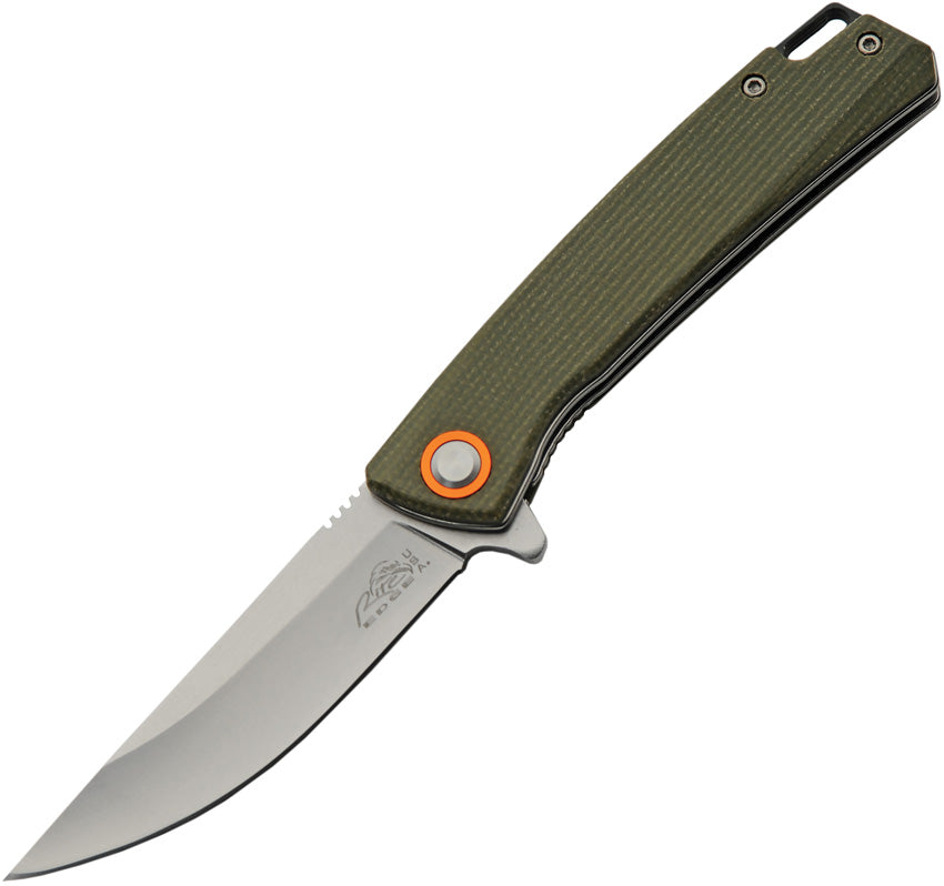 Linerlock Green Micarta RUC-4010GN